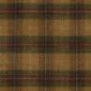 brown checked woolen fabric from Abraham Moon & Sons