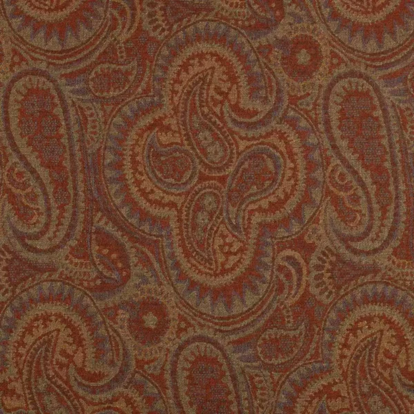 red misc woolen fabric from Abraham Moon & Sons