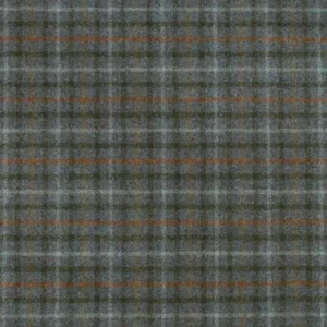blue checked woolen fabric from Abraham Moon & Sons