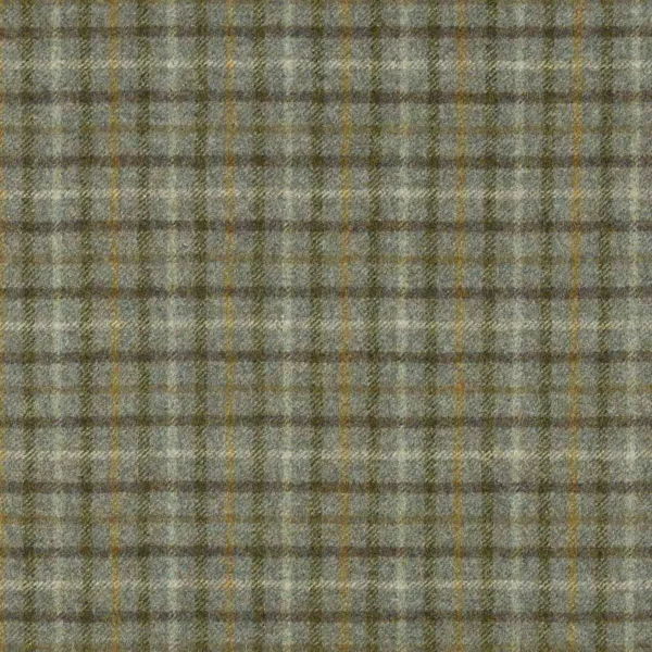 blue checked woolen fabric from Abraham Moon & Sons