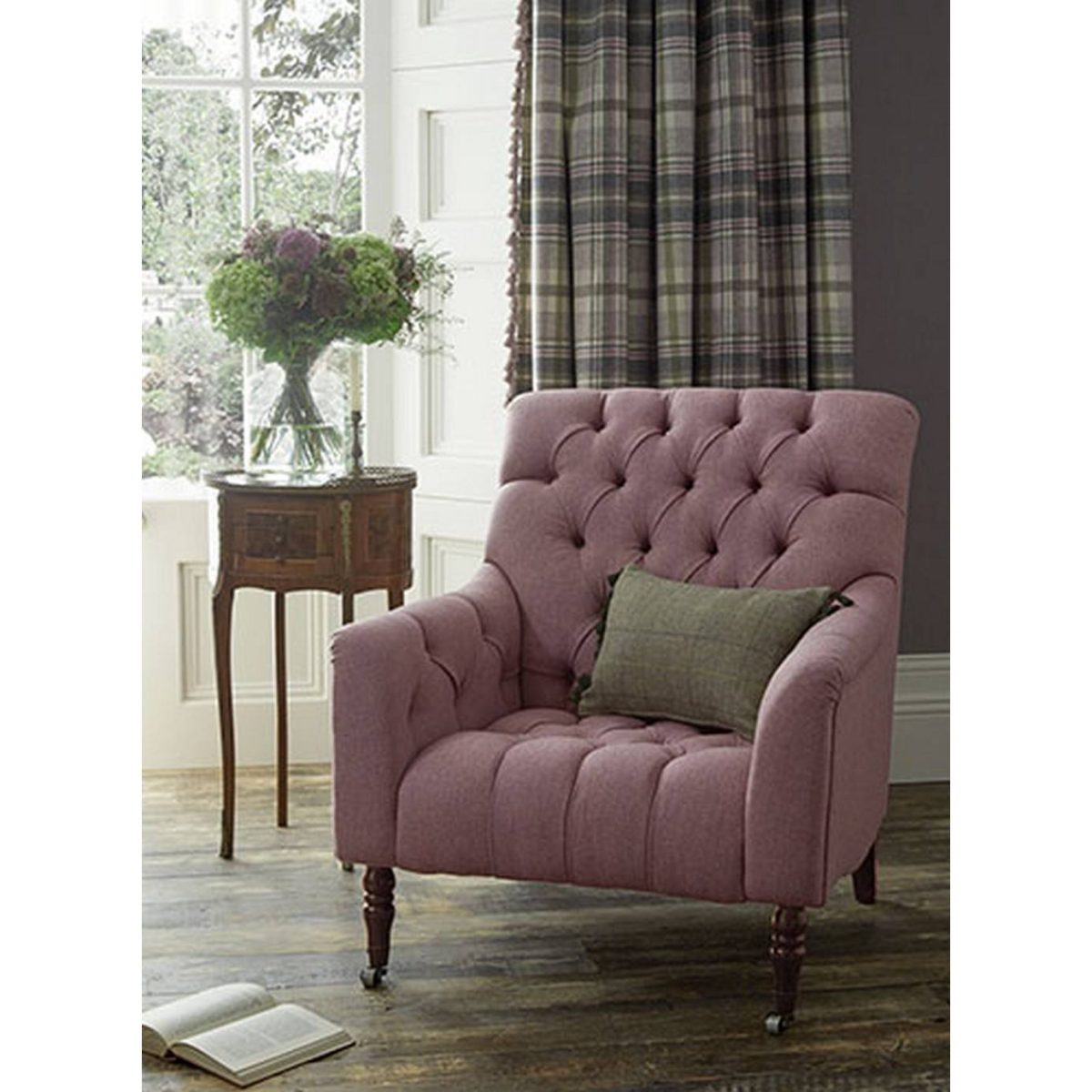 Herringbone Fabric - Lavender from
