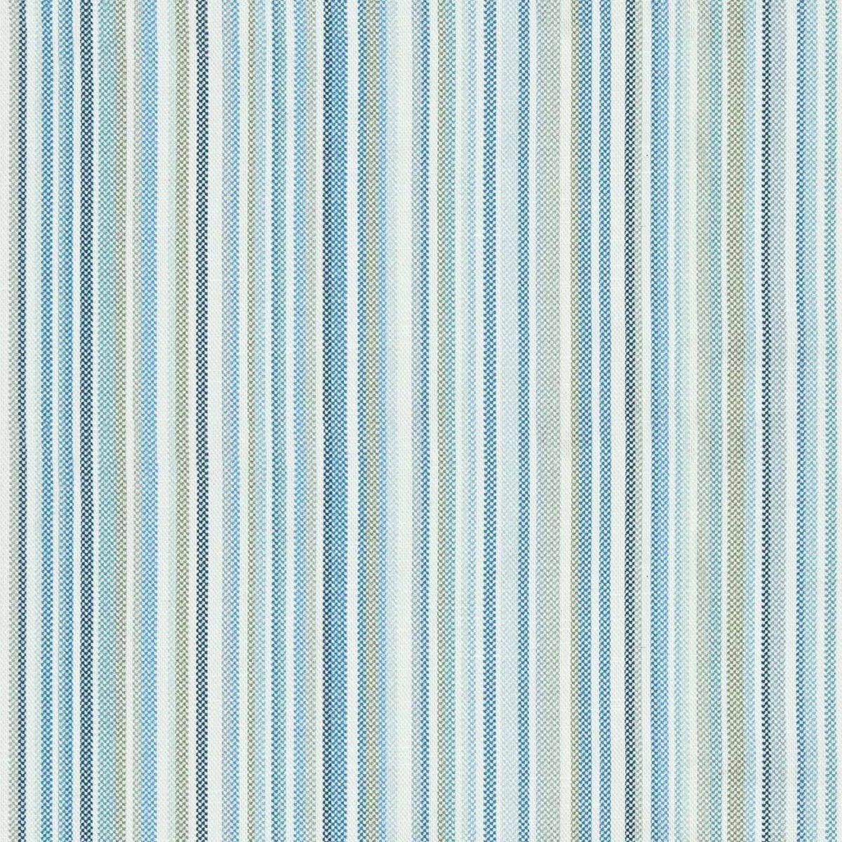 Brunswick Fabric - 3 by blue striped cotton fabric from Art of the Loom