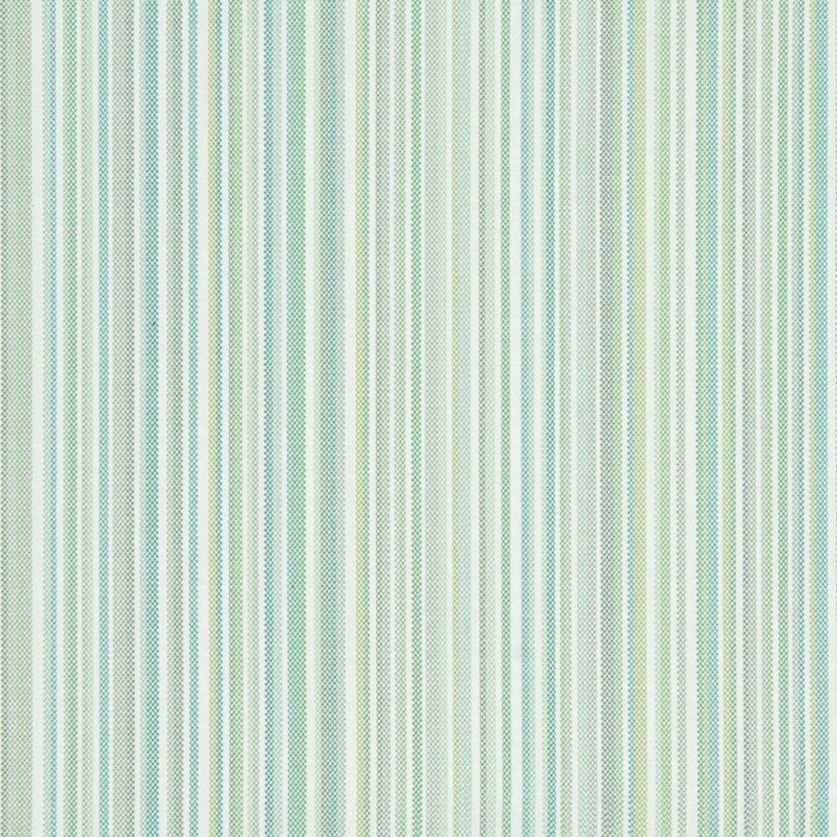 Brunswick Fabric - 4 by green striped cotton fabric from Art of the Loom