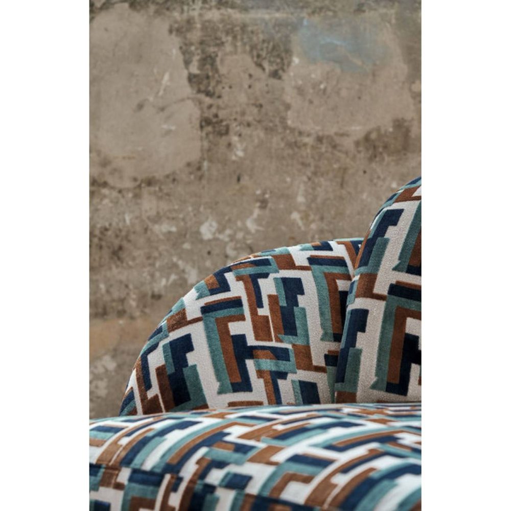 Bebop Fabric - Celadon / Marine by Bebop Fabric - Celadon / Marine from