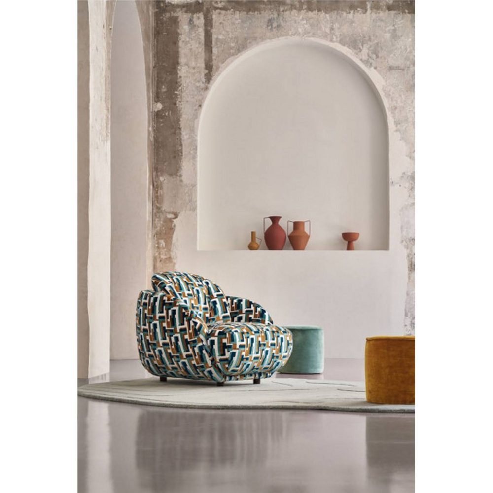Paddington Fabric - Vert Multico by Paddington Fabric - Vert Multico from
