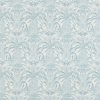 blue botanical printed fabric from Beaumont Textiles