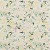 green botanical cotton fabric from Beaumont Textiles
