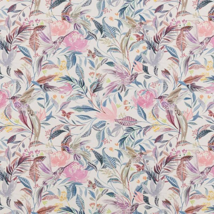 Hummingbird Fabric - Grape swatch