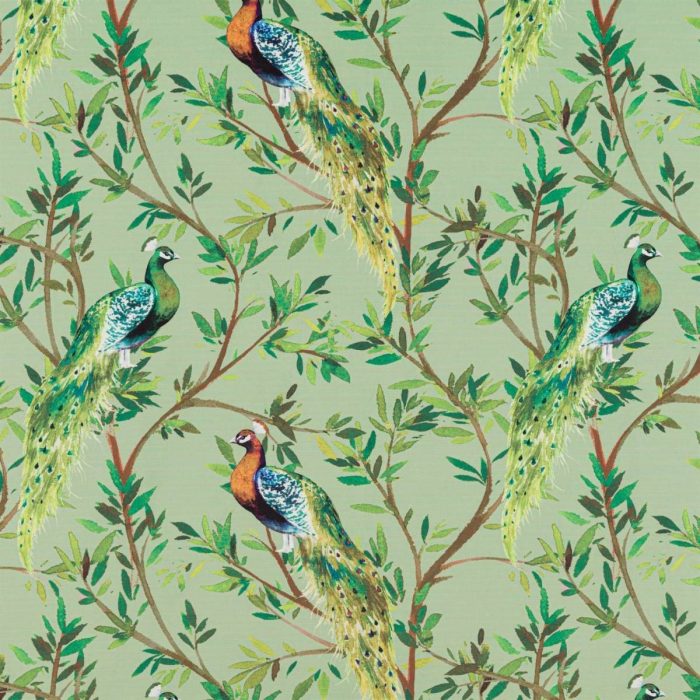 Peacock Fabric - Avocado swatch
