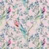 pink animal printed fabric from Beaumont Textiles