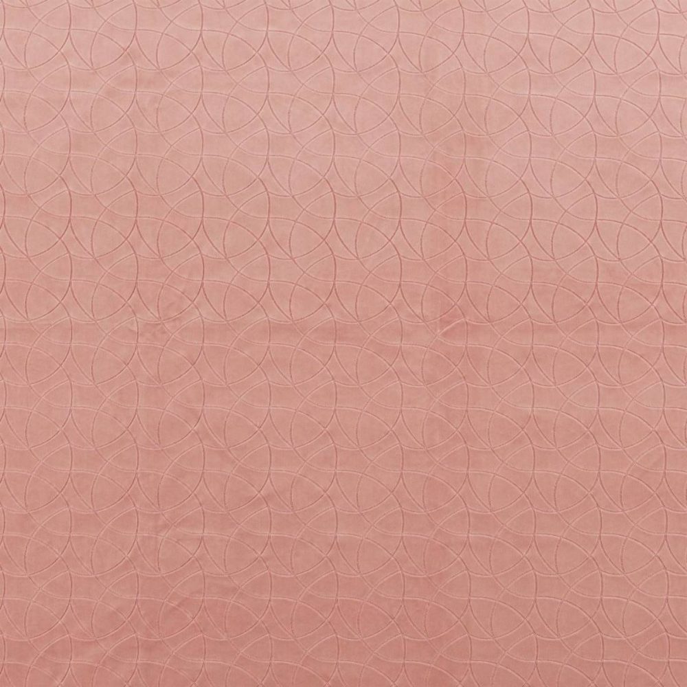Tempur Fabric - Rose by red geometric cotton fabric from Beaumont Textiles