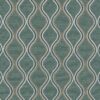 green contemporary embroideried fabric from Beaumont Textiles