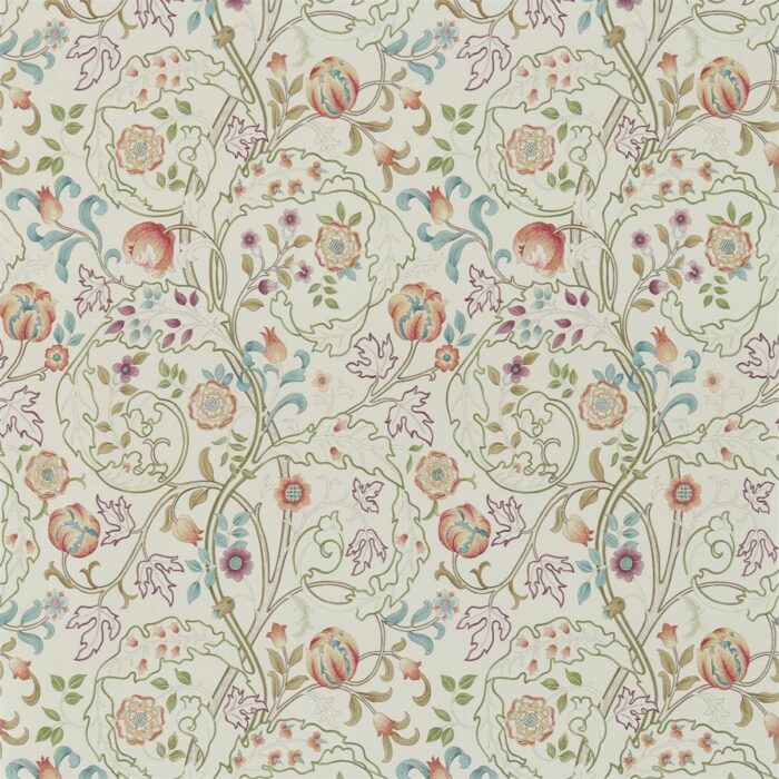 Mary Isobel Wallpaper - Rose / Artichoke swatch