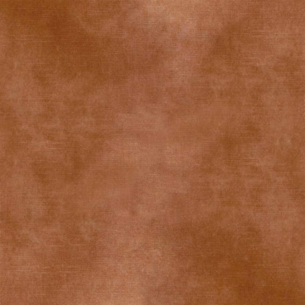 Manade Fabric - Terre De Sienne by orange plain velvet-chenille fabric from Casamance