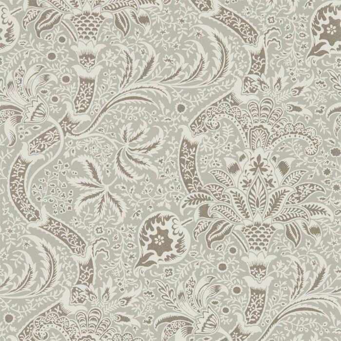 Indian Wallpaper - Grey / Pewter swatch