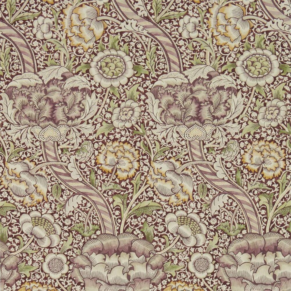 Wandle Wallpaper - Wine / Saffron by Wandle Wallpaper - Wine / Saffron from