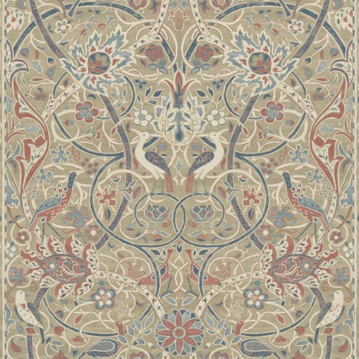 Bullerswood Wallpaper - Spice / Manilla swatch