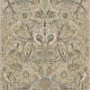 black-grey animal wallpaper from william morris & co