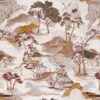 neutral botanical linen fabric from Casamance