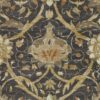black-grey botanical wallpaper from william morris & co