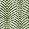 green geometric woven fabric from Casamance