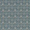 blue botanical wallpaper from william morris & co