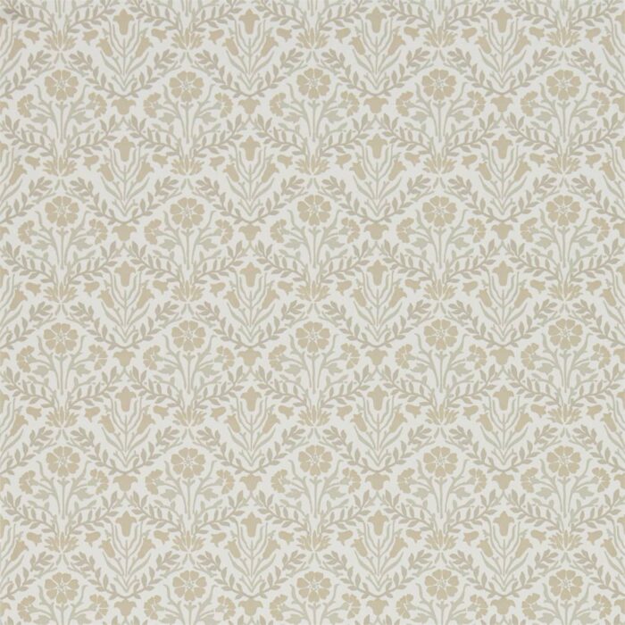 Morris Bellflower Wallpaper - Linen / Cream swatch
