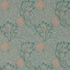 blue botanical wallpaper from william morris & co