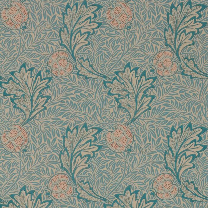 Apple Wallpaper - Indigo Antique swatch