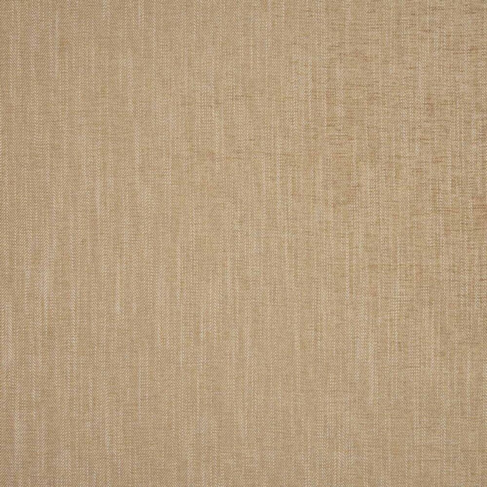 Hardwick Fabric - Ochre by brown plain woven fabric from Beaumont Textiles