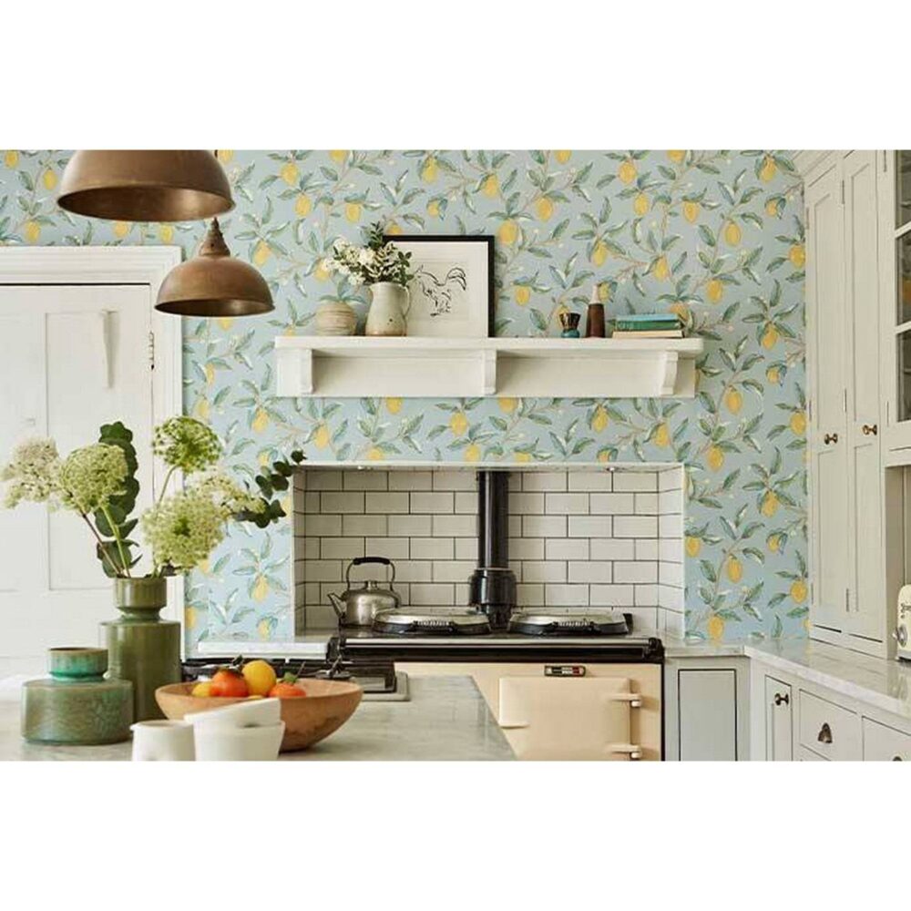 Mallow Wallpaper - Soft Gold from
