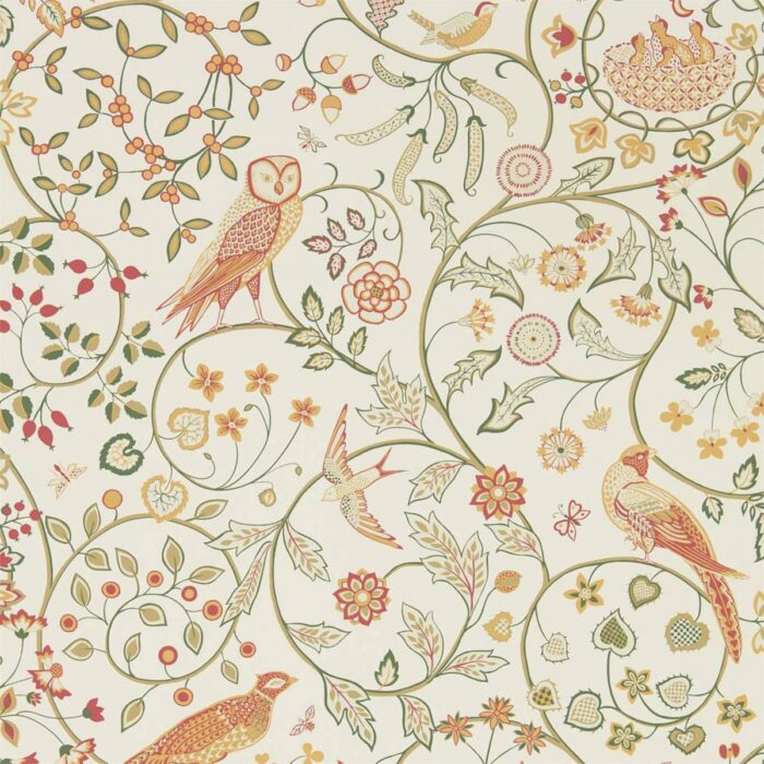 Newill Wallpaper - Ivory Sage swatch