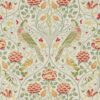 multicolour animal wallpaper from william morris & co