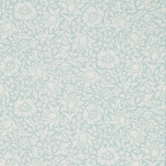 Mallow Wallpaper - Chalk Duck Egg swatch