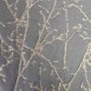 black-grey botanical jacquard fabric from Ashley Wilde