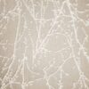 black-grey botanical jacquard fabric from Ashley Wilde