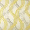 yellow geometric jacquard fabric from Beaumont Textiles