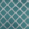 green geometric jacquard fabric from Ashley Wilde