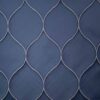 blue geometric jacquard fabric from Ashley Wilde