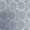 blue geometric jacquard fabric from Ashley Wilde