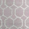 pink geometric jacquard fabric from Ashley Wilde