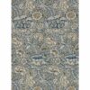 black-grey botanical wallpaper from william morris & co