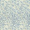 blue botanical wallpaper from william morris & co