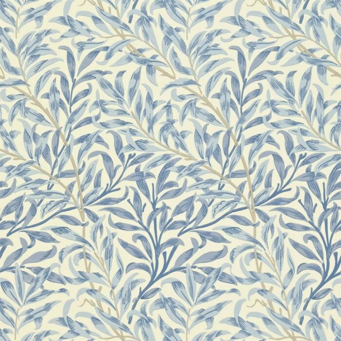 Willow Boughs Wallpaper - Blue swatch