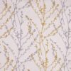 blue botanical embroideried fabric from Beaumont Textiles