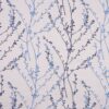 blue botanical embroideried fabric from Beaumont Textiles