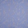 blue botanical embroideried fabric from Beaumont Textiles