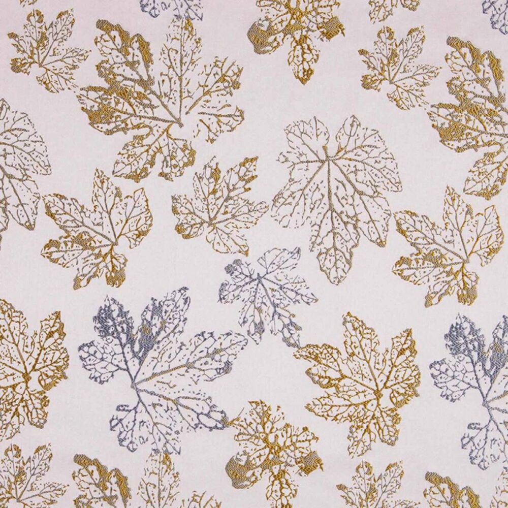 Miracle Fabric - Chartreuse by blue botanical embroideried fabric from Beaumont Textiles