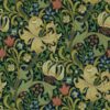 green botanical wallpaper from william morris & co