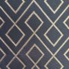 blue geometric jacquard fabric from Ashley Wilde